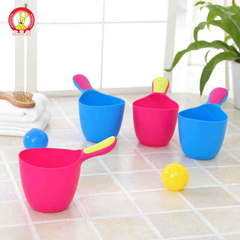 Xinbeiyou Thickeneded Baby Water Spoon Bath Spoon Household Plastic Shampoo Cup Kidsren's Water Scoop Water Scoop Baby Shampoo Cup