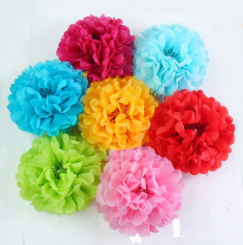 Factory paper flower ball paper flower decoration festival birthday party decoration Flower Ball flower European and American wedding decoration props