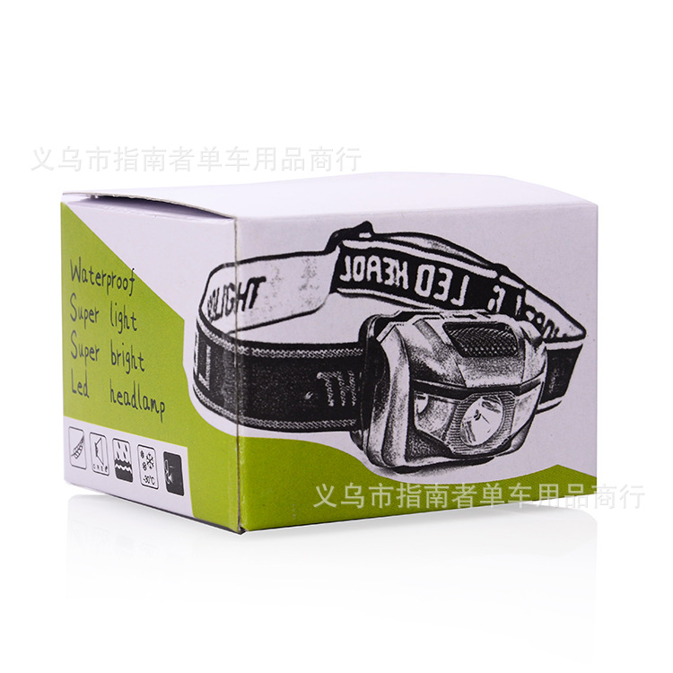 3w White Red Waterproof Strong Light Climbing Fishing Camping Outdoor Cat's Eye 2 Generation Headlight