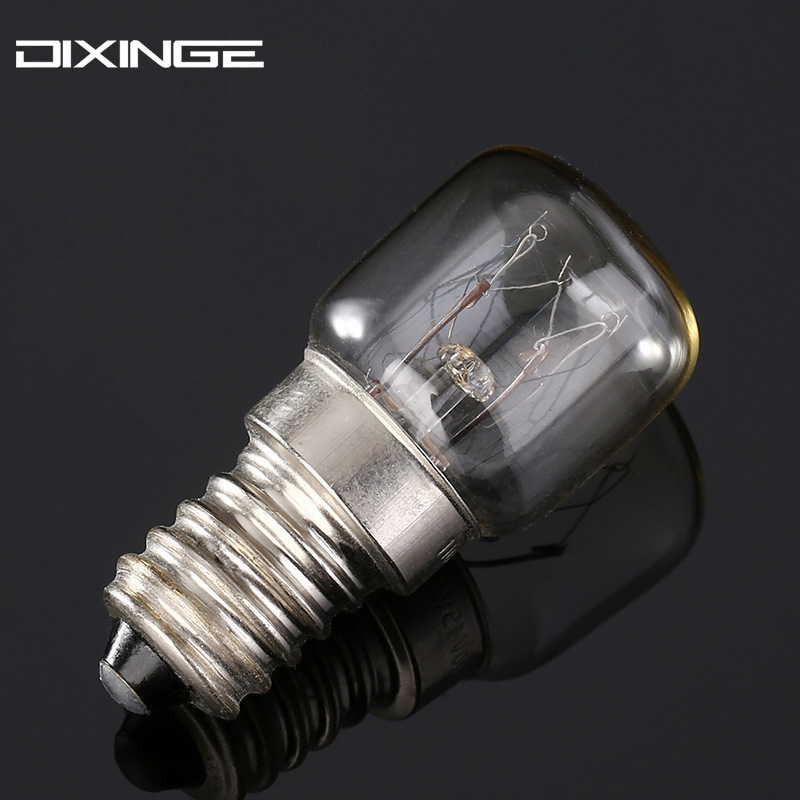 High temperature resistant 300 degrees oven bulb T25 temperature resistant 25W E14 small bulb incandescent bulb for oven