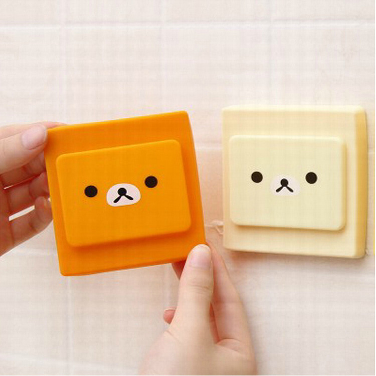 Creative home silicone switch cover wall switch protective cover cartoon switch protective cover soft switch cover