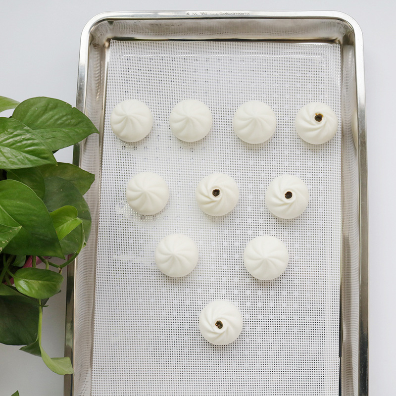 Square Steam Pad Silicone Steamer Pad Thickened High Temperature Resistant Steamer Cloth Steamed Buns Steamed Buns Non-stick Small Steamer