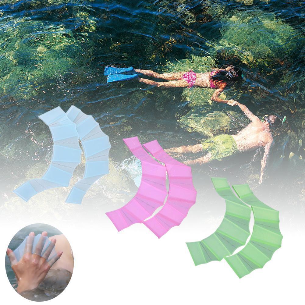 Youth Swimming Frog Silicone Hand Fins Adult Swimming Paddling Kidsren's Frog Hand Fins Swimming Equipment
