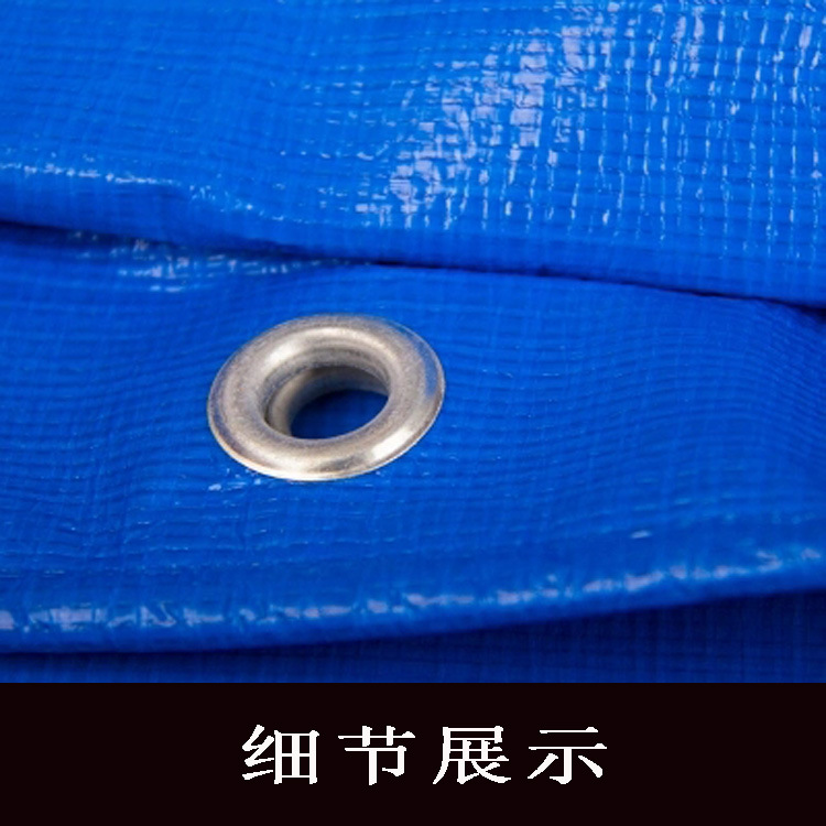 Cross-border 120g PE blue swimming pool outdoor activity floor cloth canvas truck sun protection rain cloth plastic tarpaulin