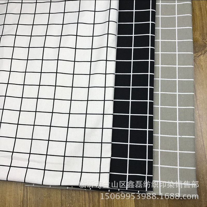 Factory direct supply linen linen linen printing pillow cloth linen geometric figure linen fabric can be PE and so on