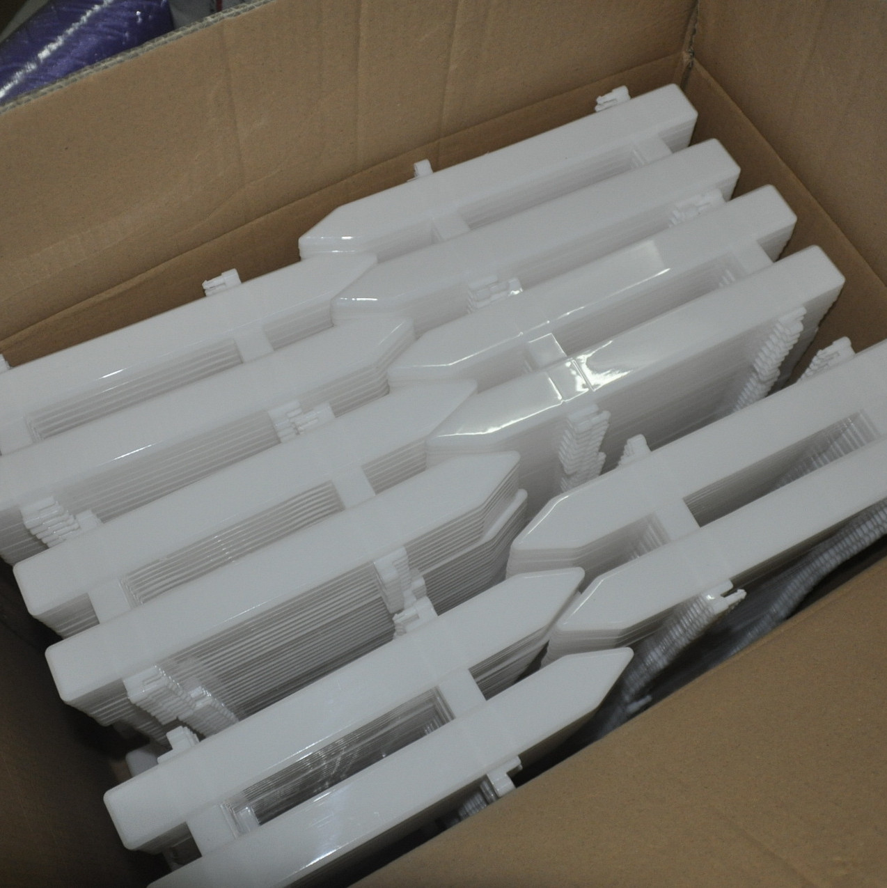 Foreign Trade Christmas Supplies Christmas Tree Decoration White Plastic Fence Fence Courtyard Garden Fence Wholesale