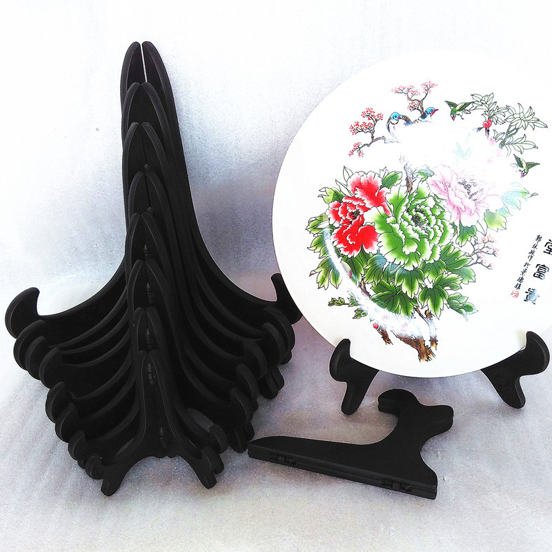 Pu'Er Tea Display Rack Plate Stand Display Rack Plate Rack Bracket Ornaments Foldableable Ceramic Display Rack