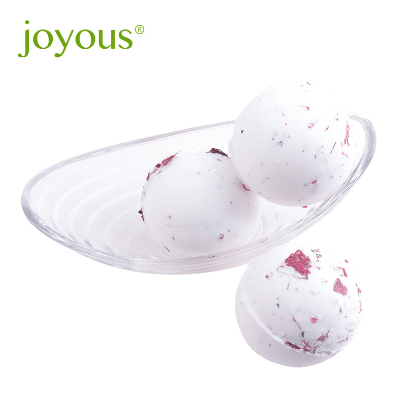 Joyous Milk Rose Bath Salt Ball Bath Ball Bath Ball Moisturizing Bubble Bomb Free Bathtub Bag