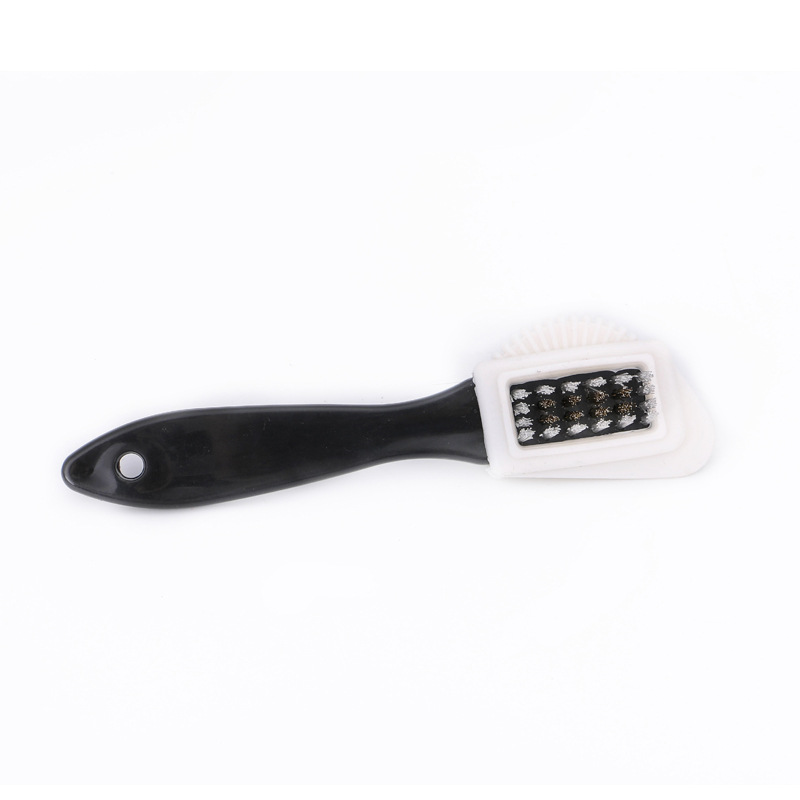 Frosted suede shoes cleaning brush double-sided shoe brush cleaning decontamination suede brush copper brush suede leather shoe brush