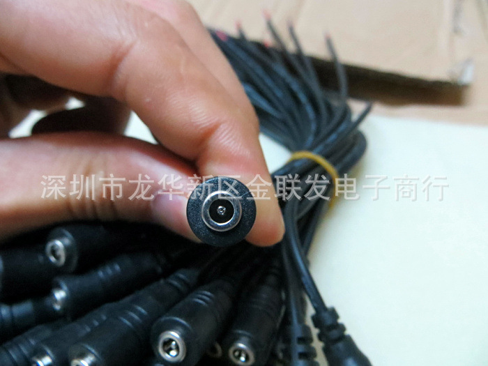 Factory price wholesale 3.5*1.35 DC transmission cable female power cord 25CM high quality wire round wire copper core wire