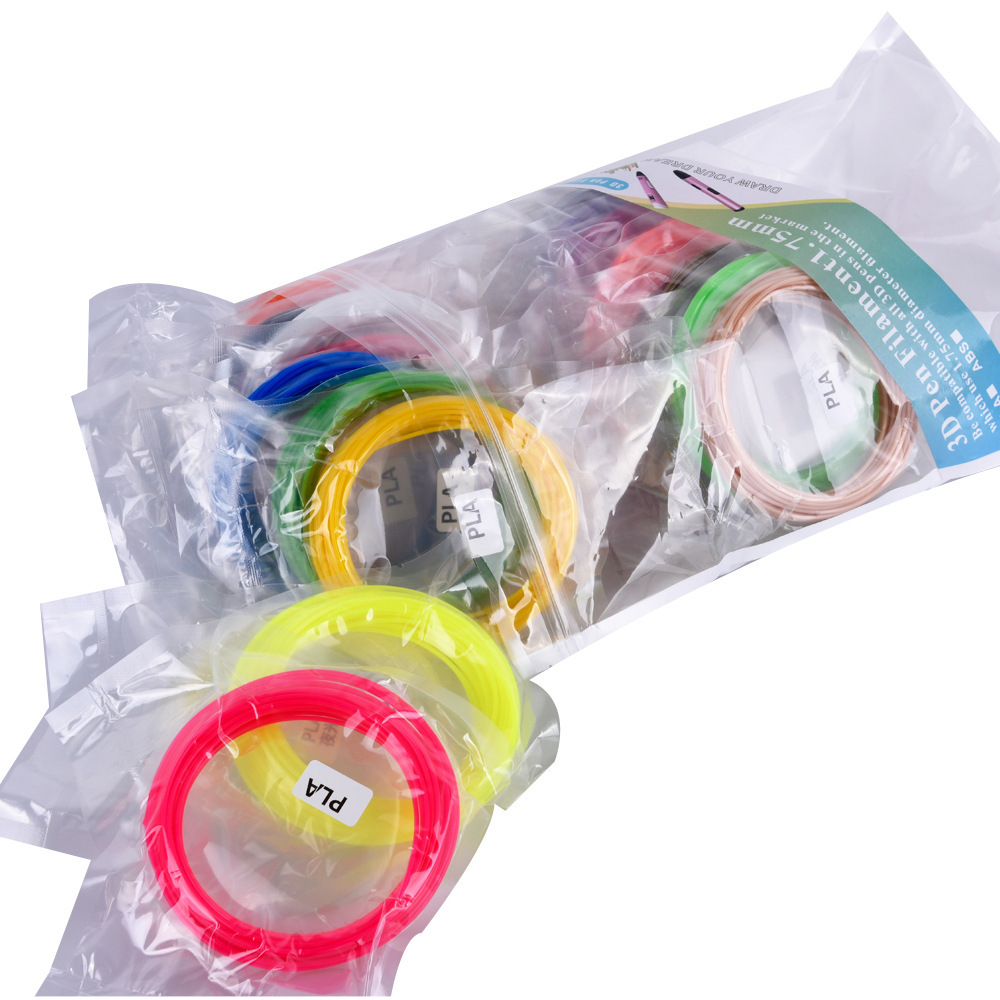 PLA Consumables Tie/Vacuum 3D Printing Material 10 m Consumables 1.75mm PLA Printing Wire Eco-Friendly