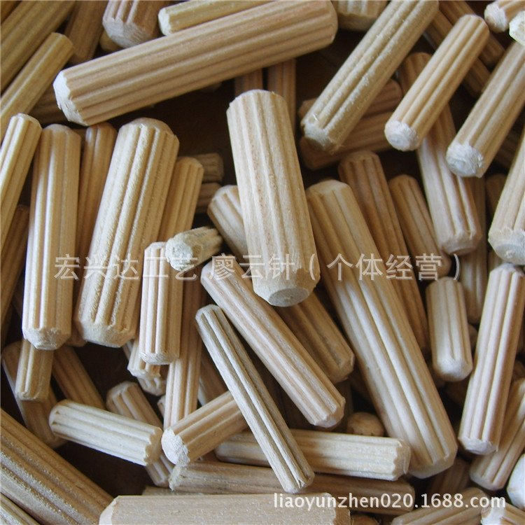 Wooden Tops Wooden Dowels Straight Grain Twill Wooden Nails m5m6m8 Wooden Nails Wedge Cabinet Board Connector Cabinet
