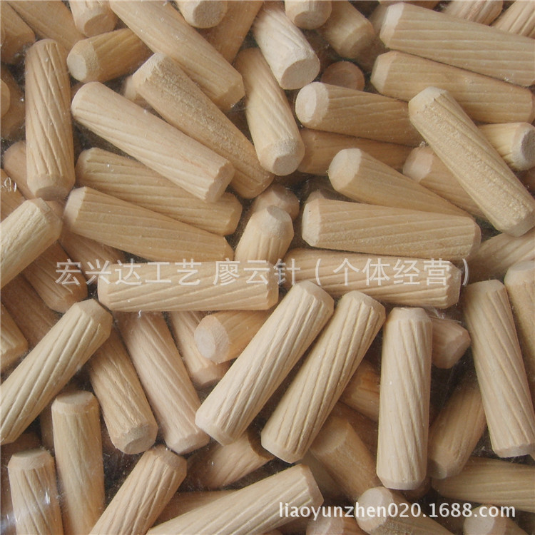 Wooden Tops Wooden Dowels Straight Grain Twill Wooden Nails m5m6m8 Wooden Nails Wedge Cabinet Board Connector Cabinet