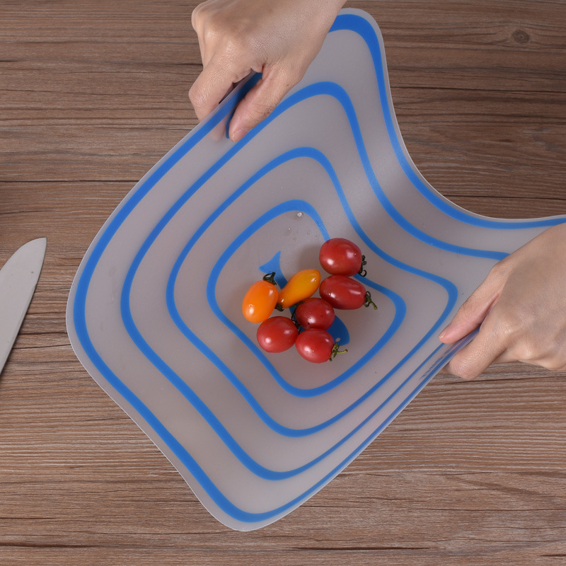 Оптовая продажа, пластиковая прозрачная ПП разделочная доска, можно сгибать, подложка для столовых приборов, можно печатать логотип