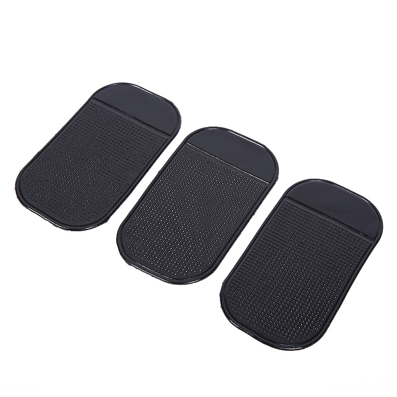 High-adhesive car accessories car mobile phone anti-slip mat round mobile phone fixed placement silicone car anti-slip mat