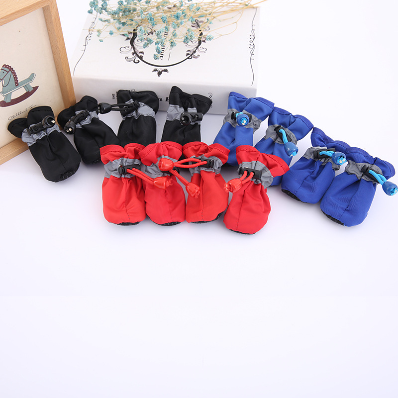 Dog shoes Teddy Puppy shoes toddler non-slip pet shoes cover rain shoes pet shoes feet beautiful pet hair generation