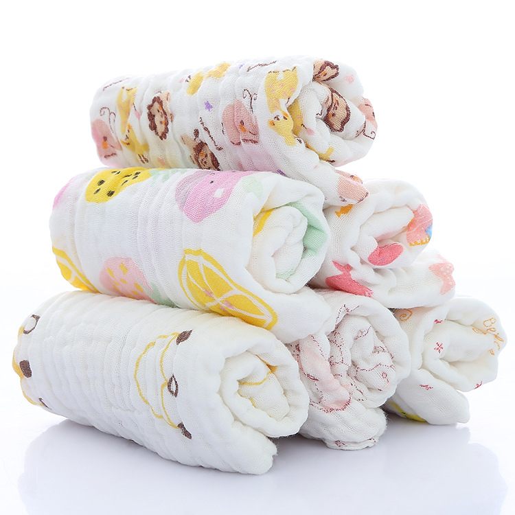 детское полотенце из 6 слоев хлопка 2018 года 25/50 см