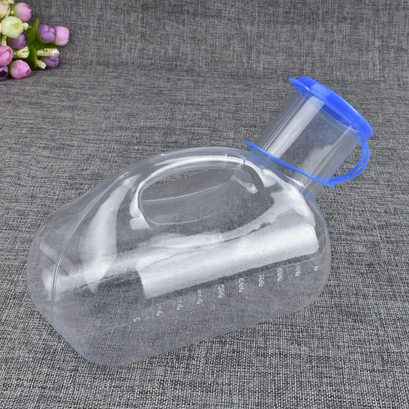 Manufacturers Supply Medical Brand New 1000MLPVC Plastic Male Urinal Fully Transparent Car Urinal Factory Wholesale