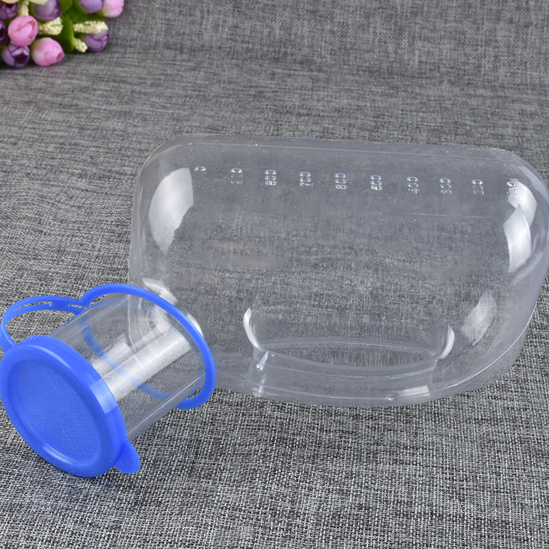 Manufacturers Supply Medical Brand New 1000MLPVC Plastic Male Urinal Fully Transparent Car Urinal Factory Wholesale