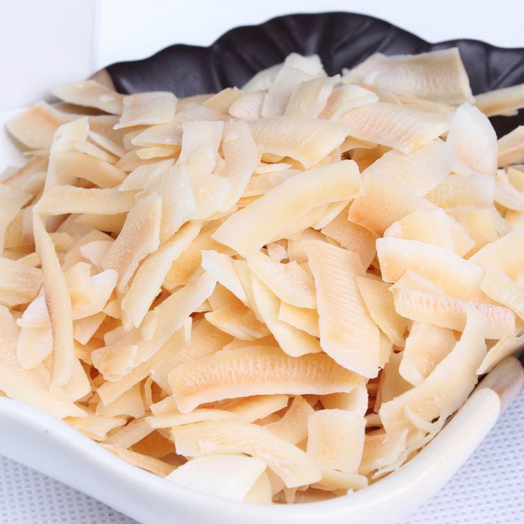Coconut slices bulk wholesale sugar-free roasted coconut slices baking raw material milk-flavored coconut slices snack dried fruit