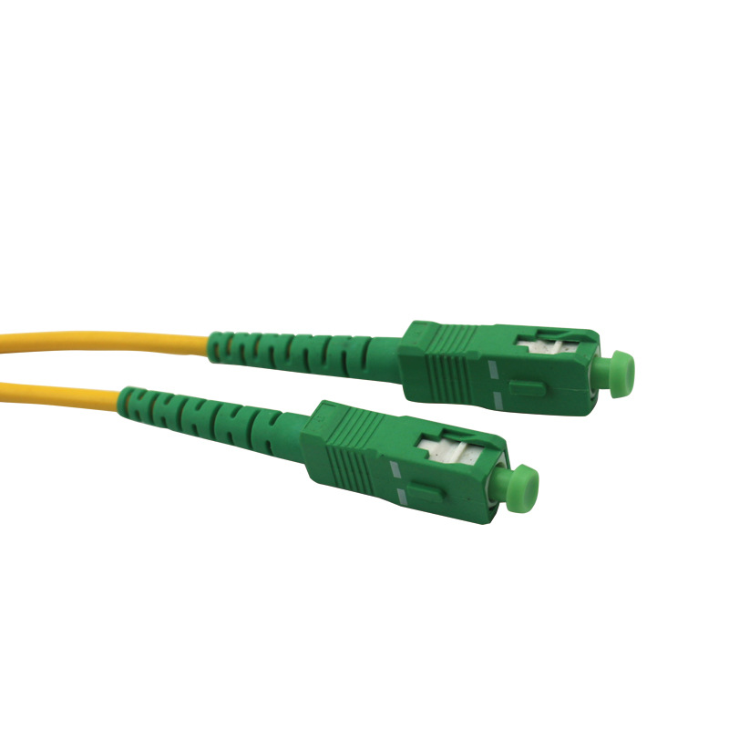Radio and Television grade SC/APC-SC/APC-SM-3.0mm fiber jumper single mode single core pigtail jumper
