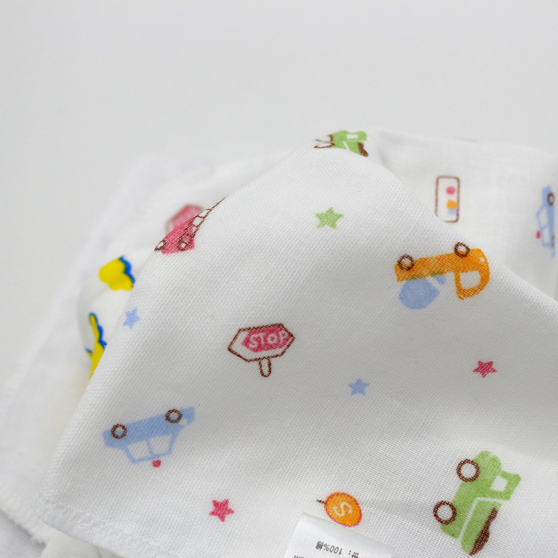 Baby Class a Sweat-Absorbent Towel Four or Six Layers Kindergarten Pure Cotton Gauze Pad Sling Cotton Kidsren's Sweat Towel Large Size