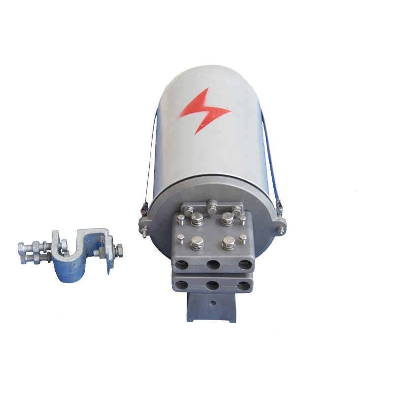 Aluminum Alloy Junction Box for Optical Cable, One in and One Out, 24-Core Tower Optical Cable Cap-Type Splicing Package for Solid Connection Power K