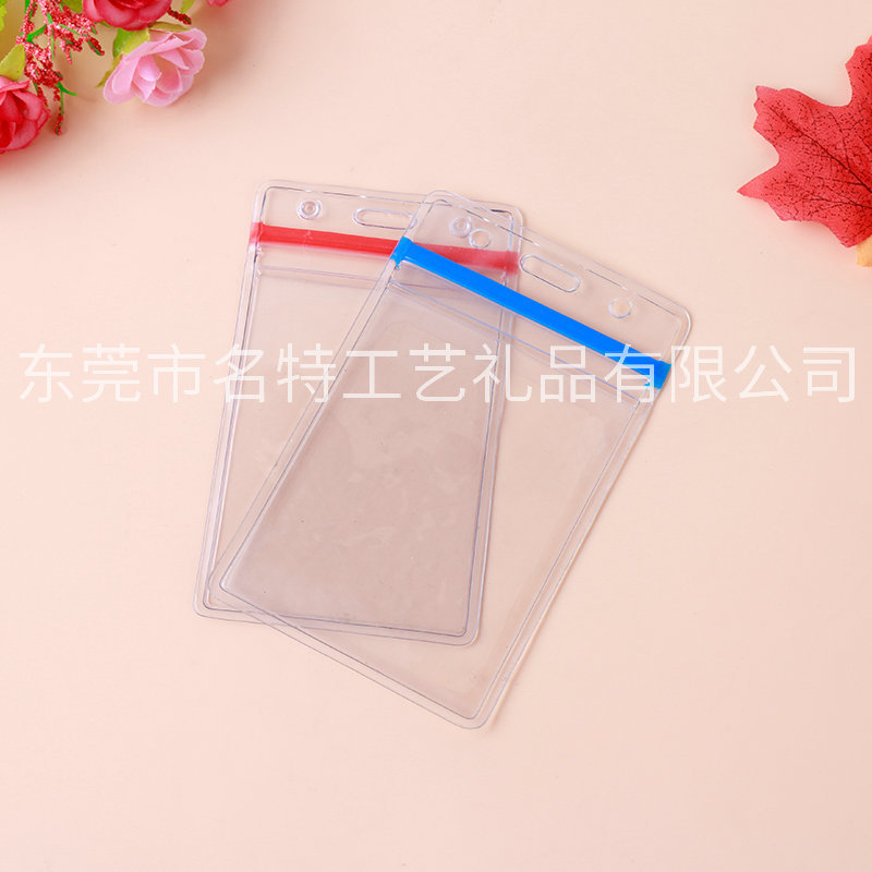 Famous Extra Large Quantity Spot Pvc Id Card Holder Transparent Plastic Id Card Holder with Various Styles Student Card Holder Manufacturer