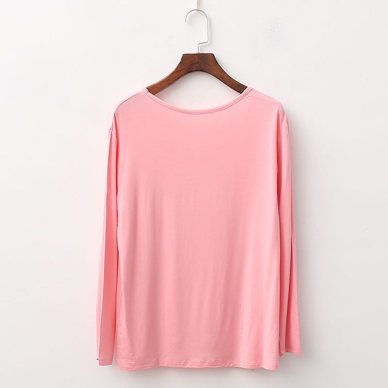 Middle-aged and elderly modal large autumn clothes women's thin plus size underwear fat mom top one-piece