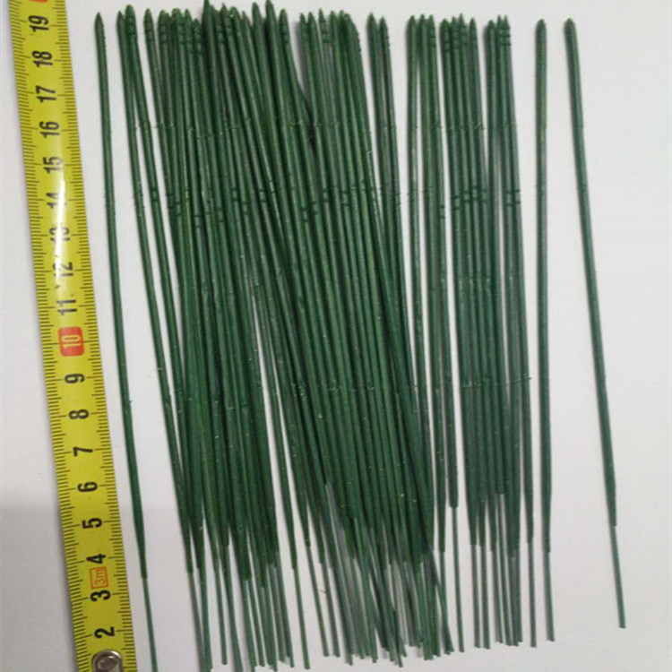 Manufacturer Wholesale Flower Stem Simulated Wire Mesh Flower Plastic Fake Flower Silk Flower Soap Rose Branch Single Wire Rod Accessories