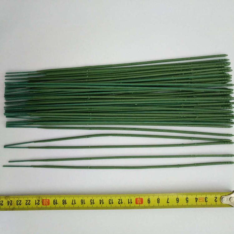 Manufacturer Wholesale Flower Stem Simulated Wire Mesh Flower Plastic Fake Flower Silk Flower Soap Rose Branch Single Wire Rod Accessories
