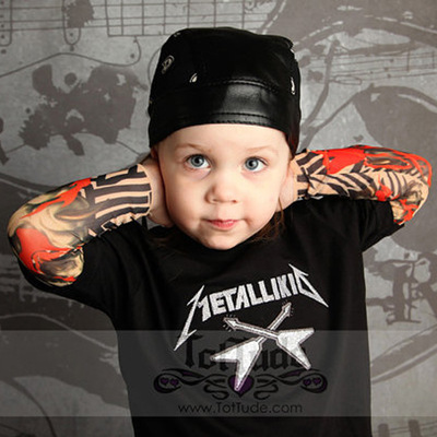 Children's tattoo sleeves for boys and girls Baby Sunscreen flower arm sleeve anti-mosquito sleeve summer tattoo personality ice cool sleeve wholesale