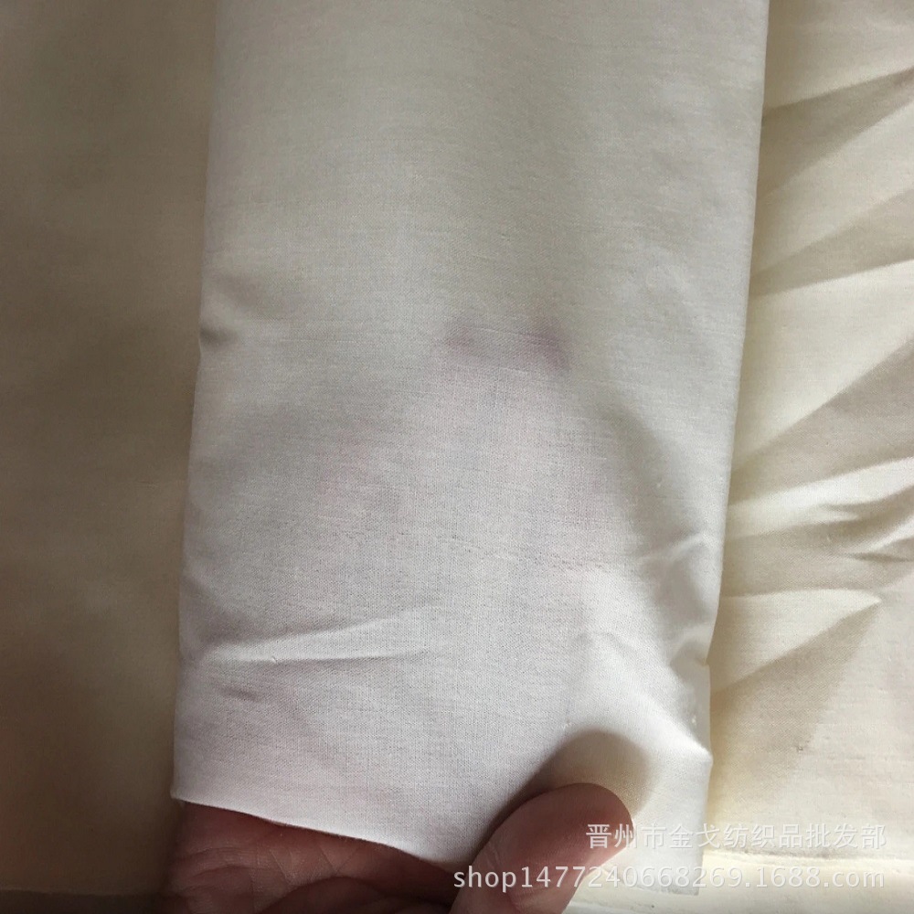 Manufacturer in stock 32 pieces width 86cm imitation cotton white cloth polyester cotton plain cloth for funeral cloth pocket cloth pocket cloth