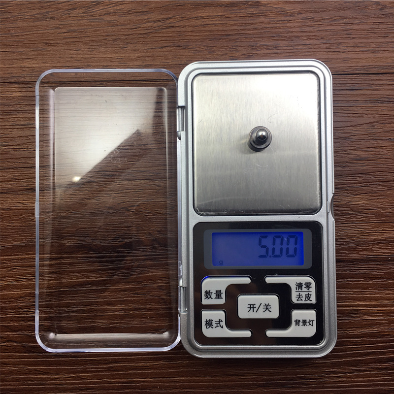Factory direct supply high precision MH01 cross-border electronic scale kitchen baking scale stainless steel jewelry scale mini pocket scale