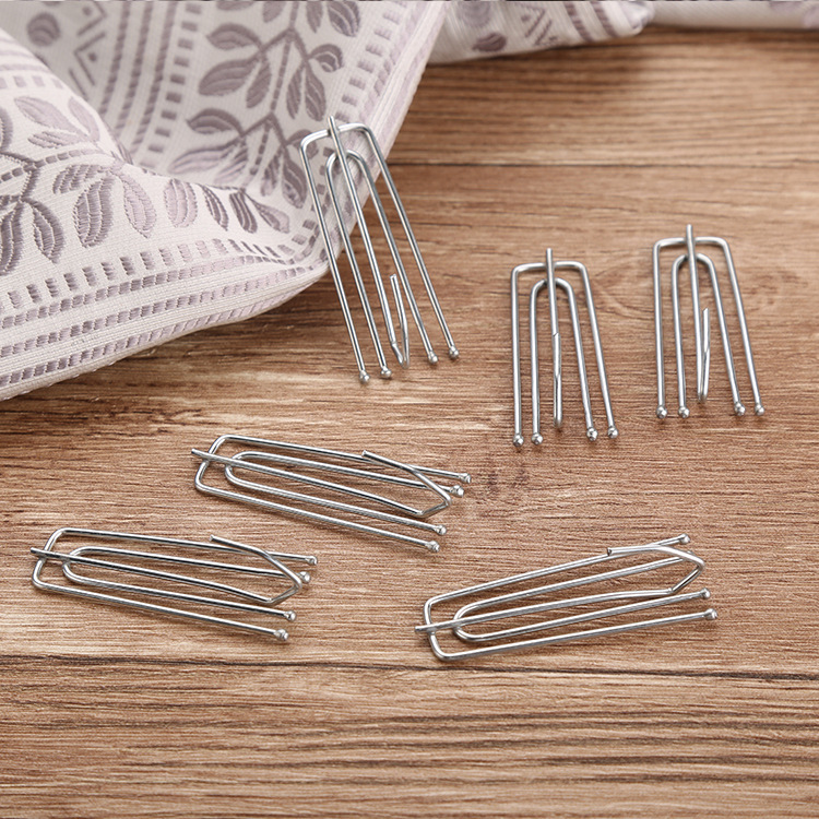 Xiongchang window decoration wholesale electric curtain hook four fork four claw hook stainless steel cloth hook curtain track hardware accessories