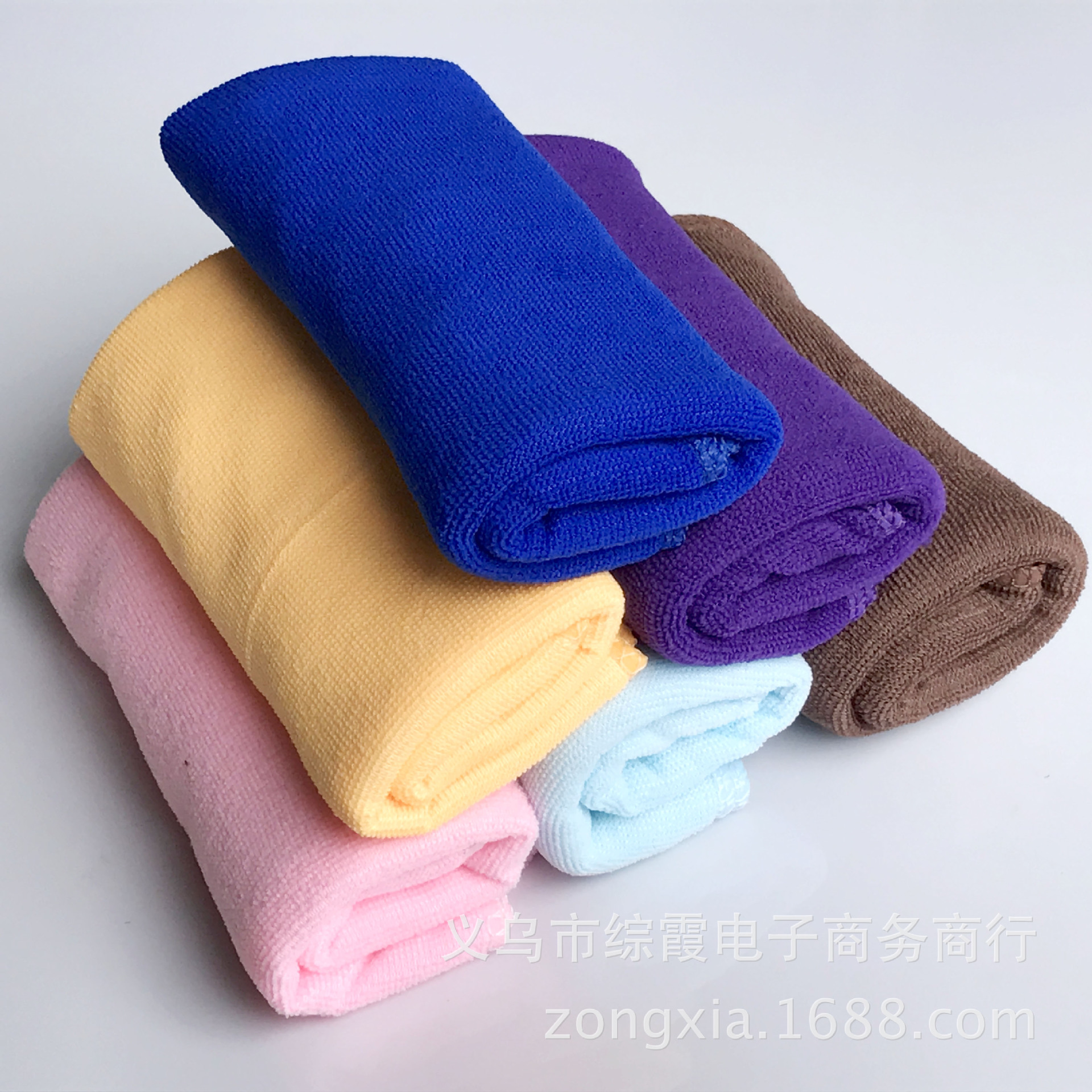 Microfiber towel car wash towel 30*70 car towel nano 25 small square towel 3030 car towel