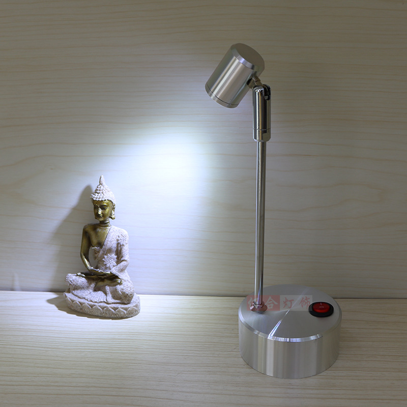 Factory direct led desk lamp display cabinet spotlight low price wholesale