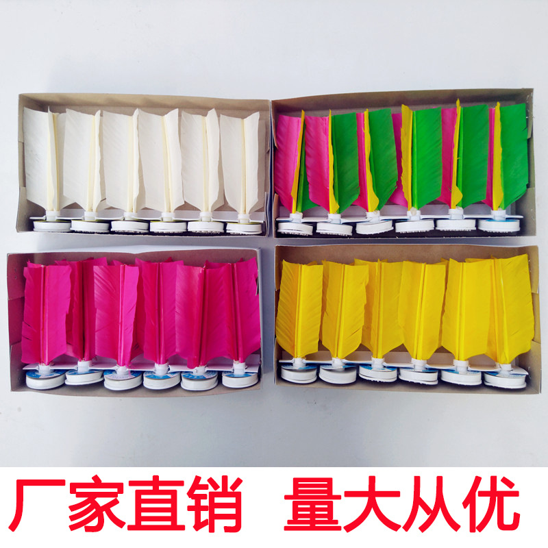 Перышко для бадминтона, соревновательное перышко, в коробке, большой цветок