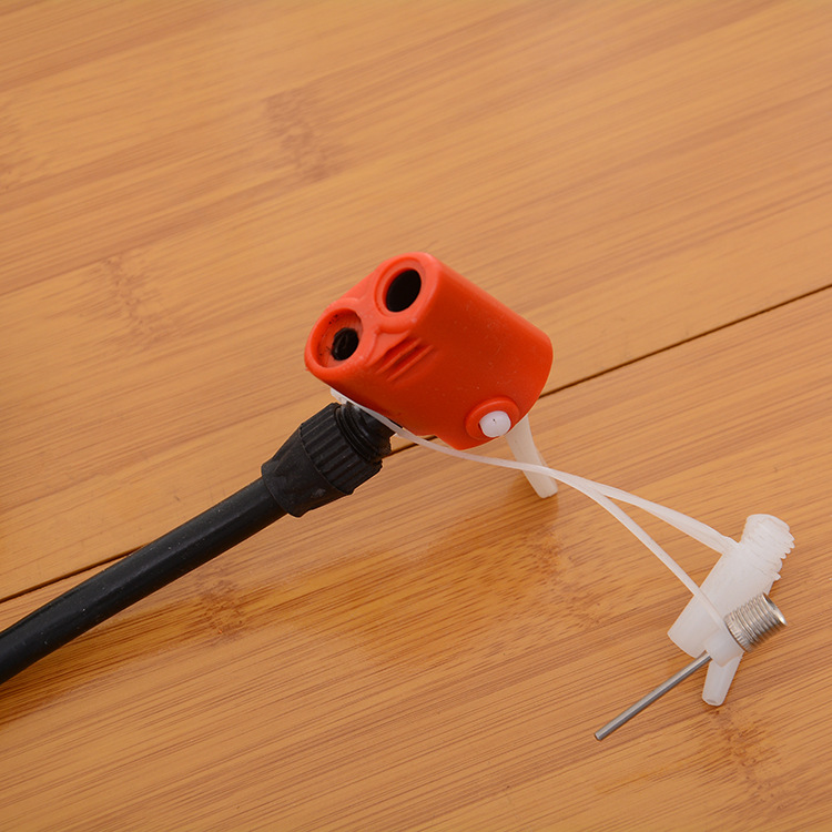 27cm Portable Mountain Bike American Mouth Manual Pump with Ball Needle Basketball Balloon Household Pump