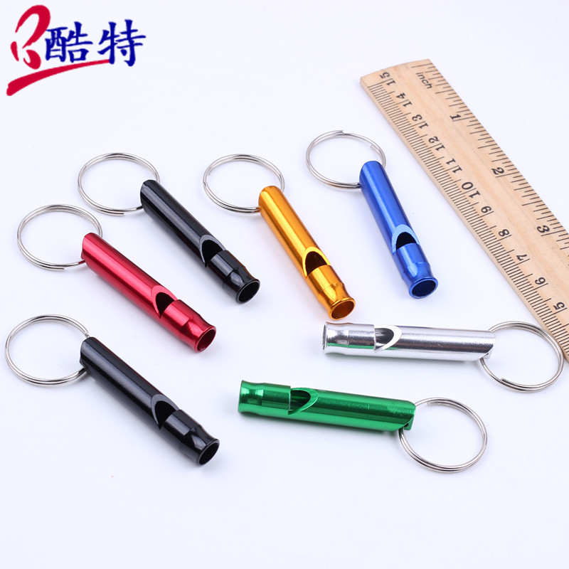 Fire Emergency Whistle Home Escape Life-Saving Outdoor Wilderness Survival Whistle Small Aluminum Alloy Whistle