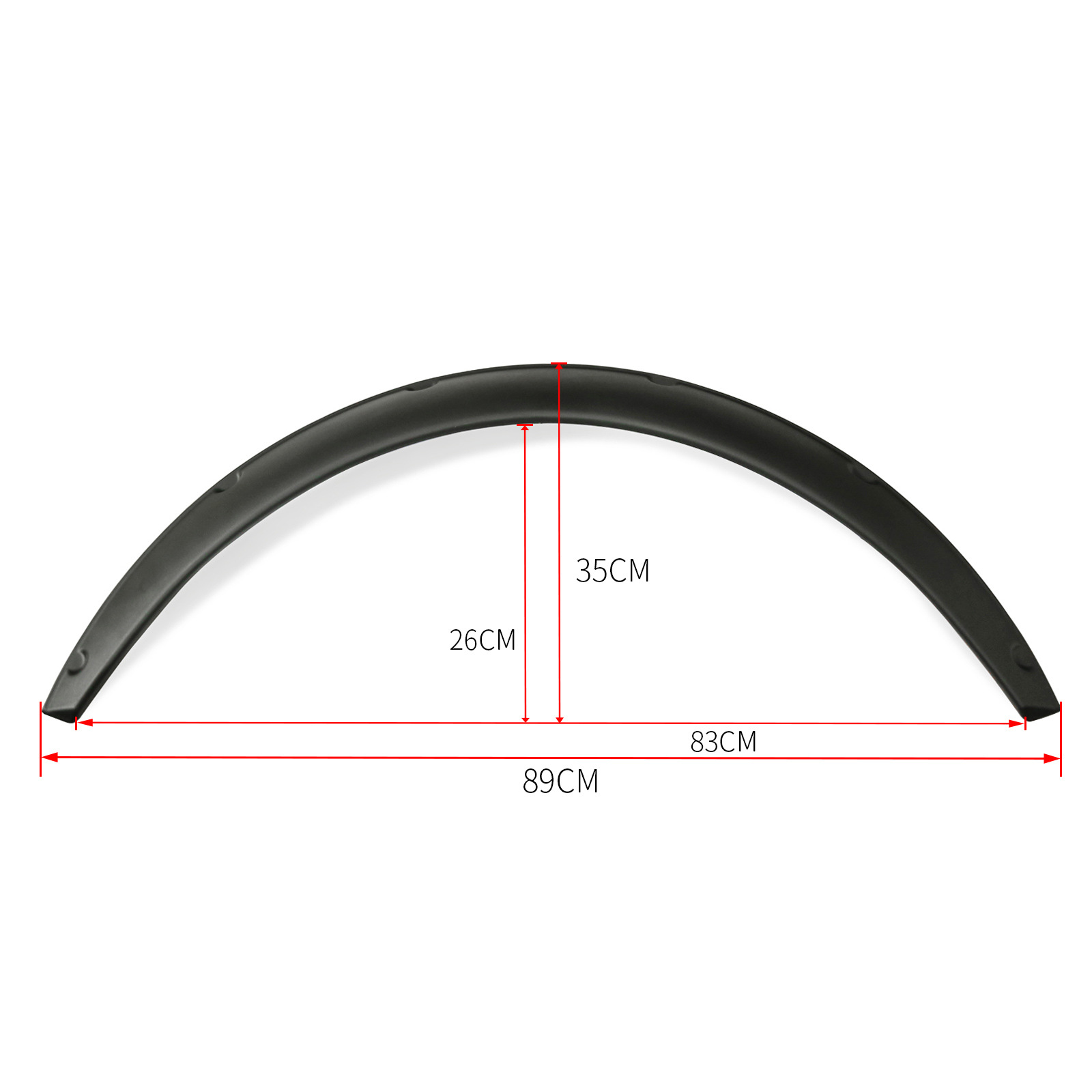 Cross-border car universal modification wide-body wheel eyebrow car SUV off-road vehicle applicable widened decorative wheel eyebrow Fender