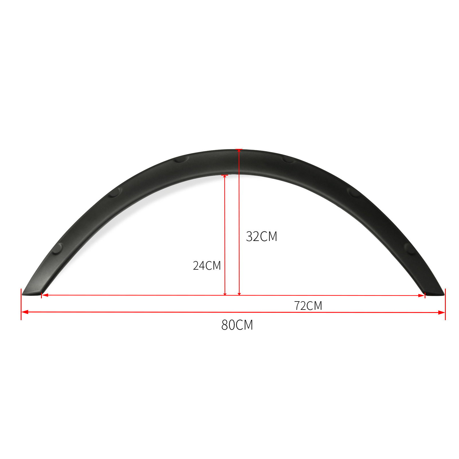 Cross-border car universal modification wide-body wheel eyebrow car SUV off-road vehicle applicable widened decorative wheel eyebrow Fender