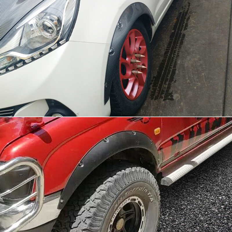 Cross-border car universal modification wide-body wheel eyebrow car SUV off-road vehicle applicable widened decorative wheel eyebrow Fender
