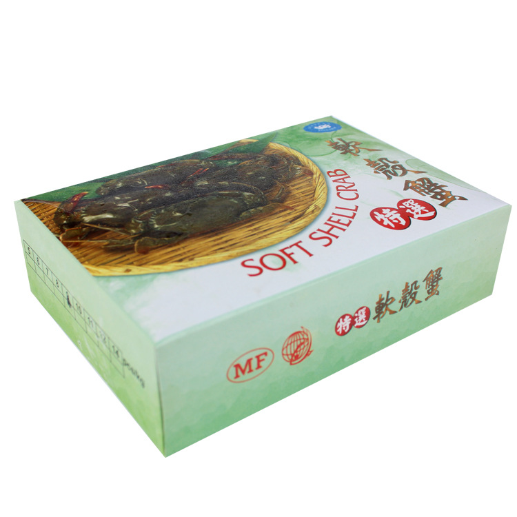 Jinyuan Live Frozen Burmese Fresh Soft Shell Crab Soft Crab Fresh Seafood Crab Soft Shell Crab 1kg Box 8-14 Heads