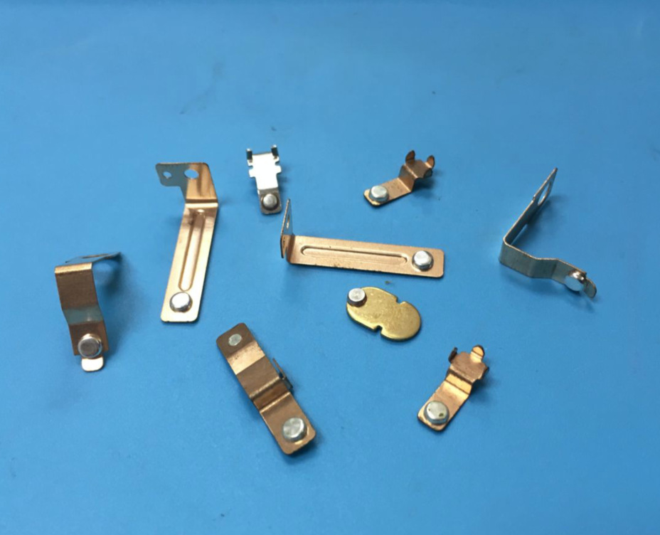 Contact Switch Copper Shrapnel Connecting Piece Silver Contact Conductive Copper Piece Socket Hardware Rivet Contact Piece Patch Terminal