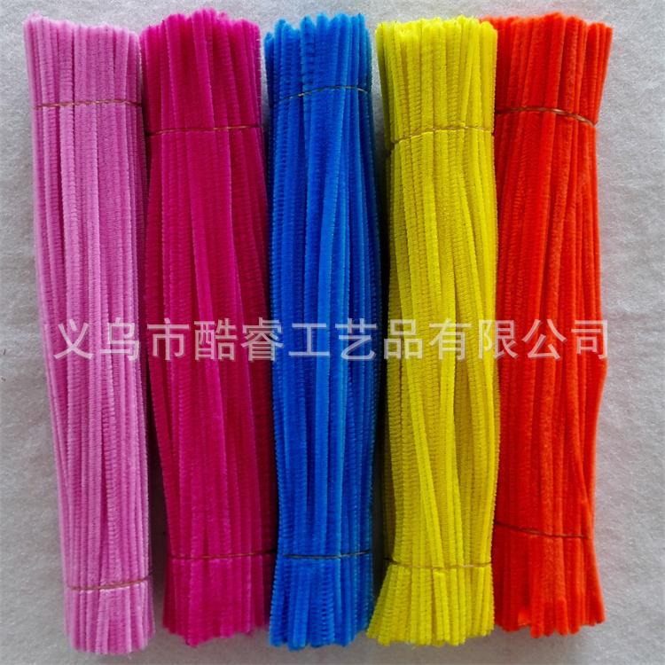 Wholesale 6MM Core Twister Wool DIY Toy Festival Red Stall Rose Tulip Material