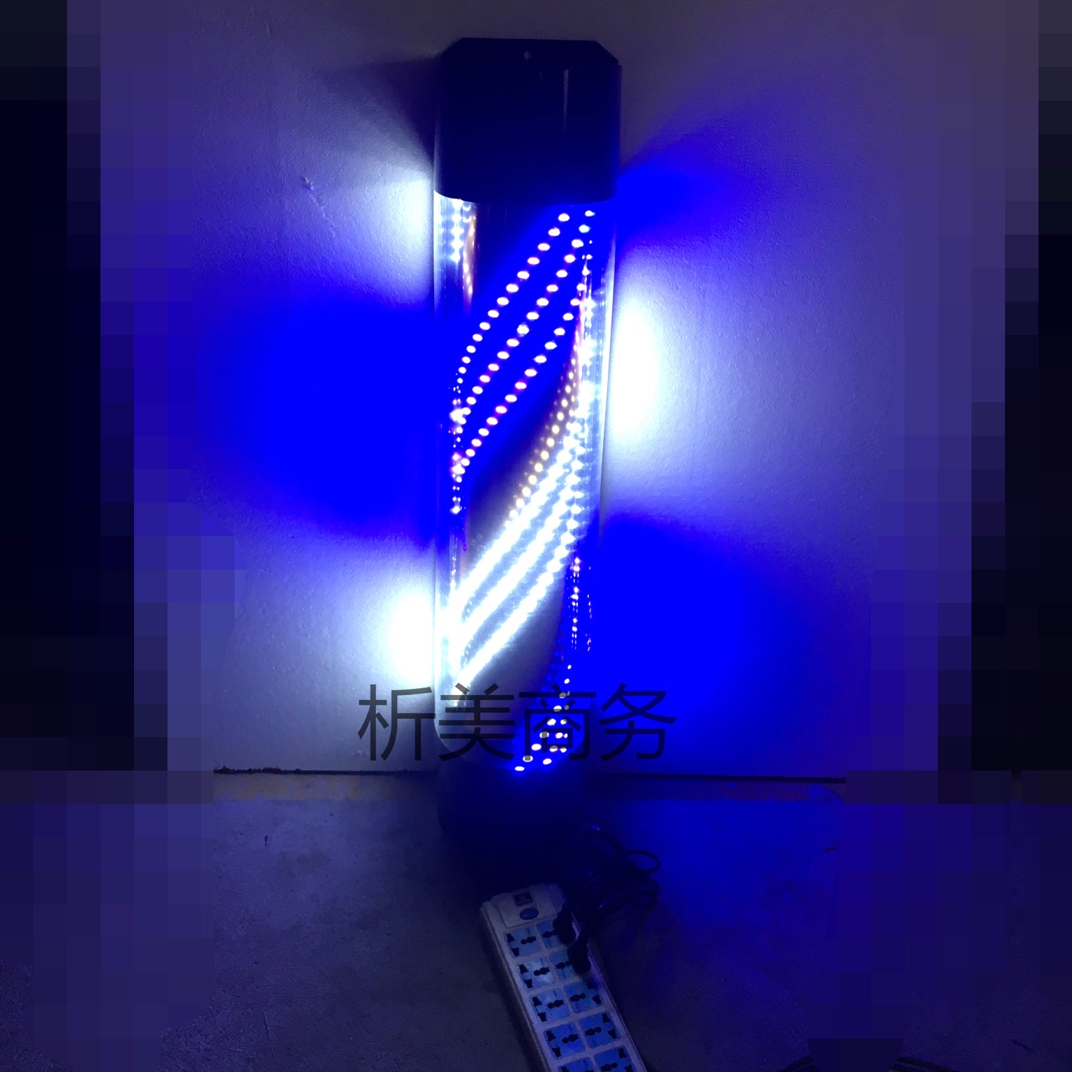 Factory direct beauty salon LED wall turn light colorful LED light box barber shop LED turn light, beauty logo