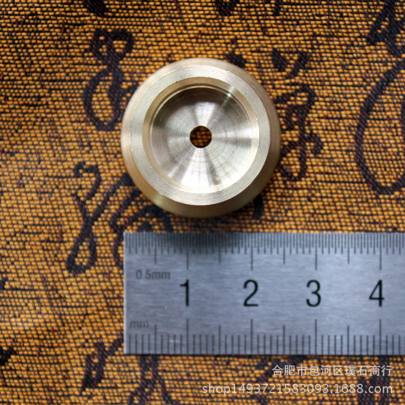 Brass Dual-Purpose Incense Insert Single-Hole Incense Holder Bowl-Type Baoding Incense Burner Incense Incense Incense Accessories Supplies (Ready in Stock)