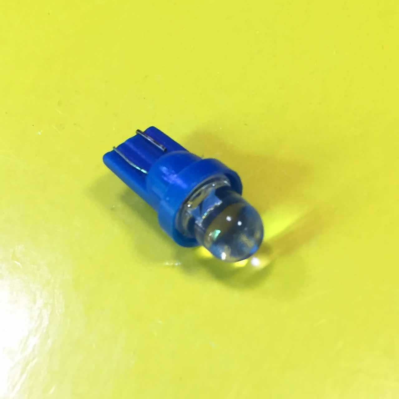 T10 Round Head Plug Bubble 1 Light Car Motorcycle Width Light Instrument Light Door Light T10 LED