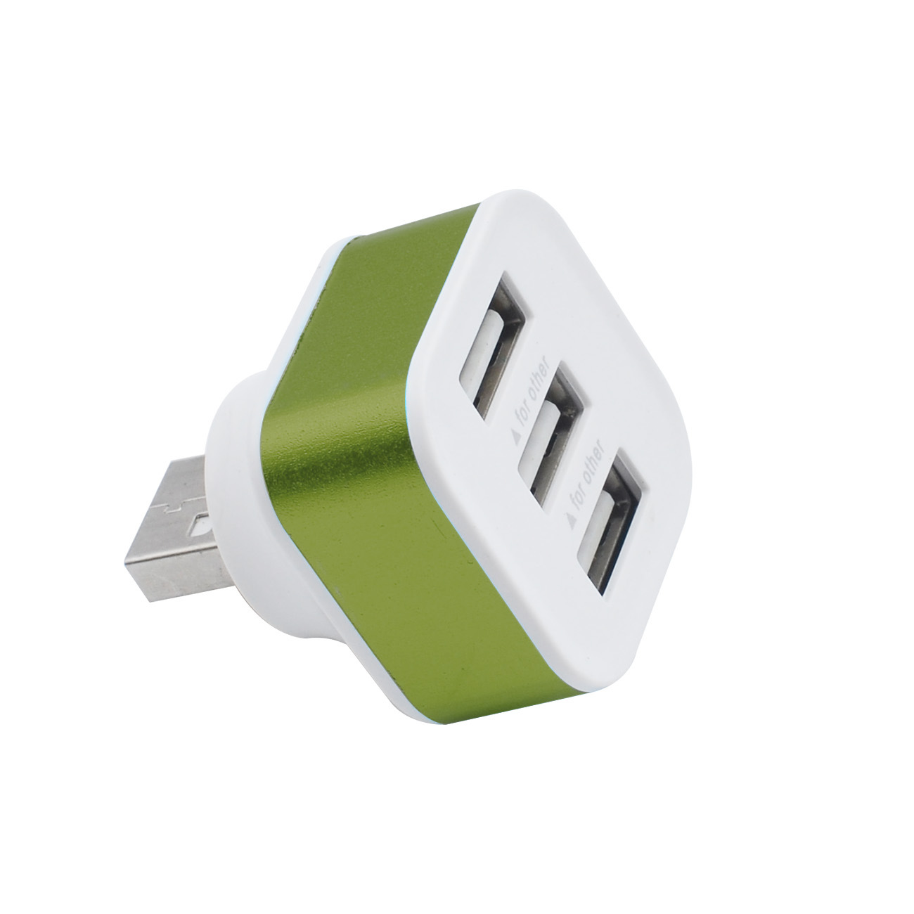 USB2.0HUB expander rotating 3-port expansion USB splitter USBHUB hub cross-border wholesale